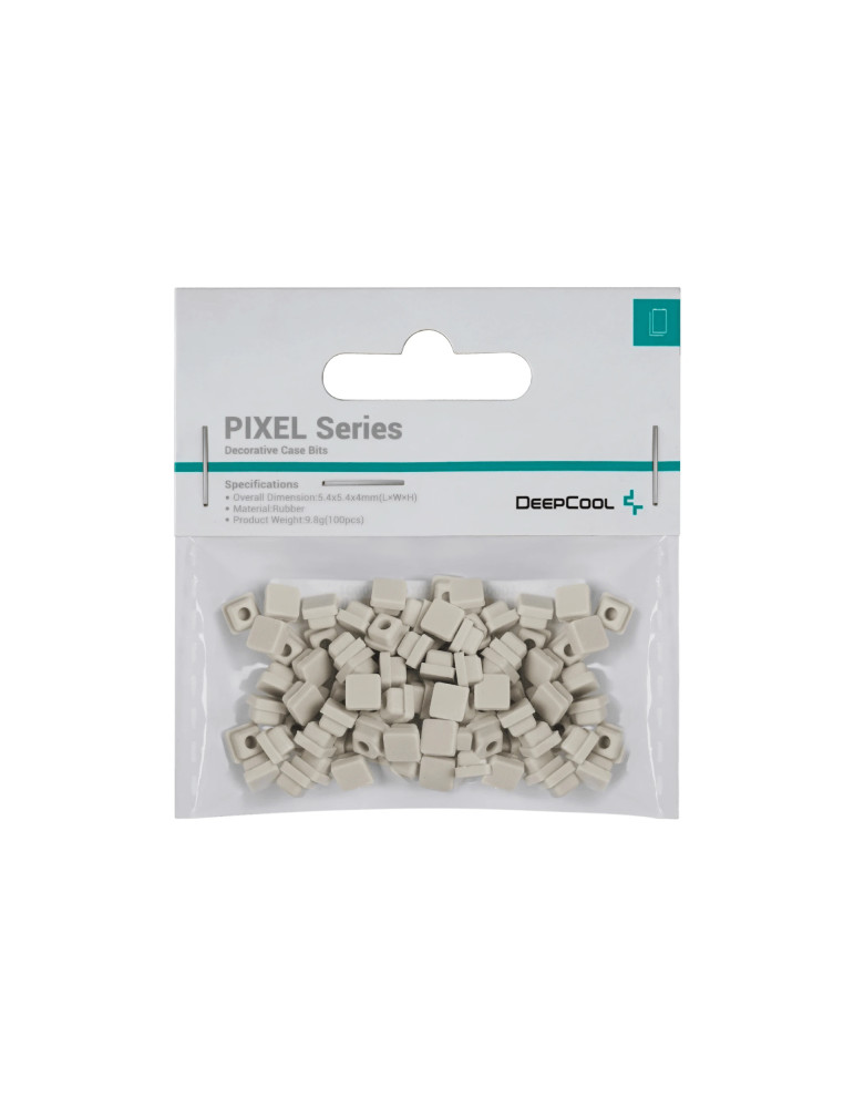 Силиконови битове DeepCool PIXEL Grey, 5.4x5.4x4mm, 100 броя - PIXEL-GREY - 1
