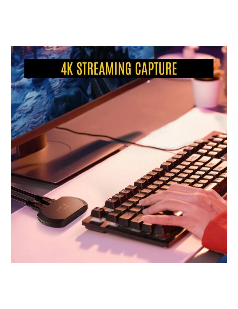 Външна кепчър карта Streamplify CAPTURE 4K SPVC-CA12401.11, HDMI 2.0 4K@60Hz, USB-C 5Gbps, Audio 3.5mm - 8