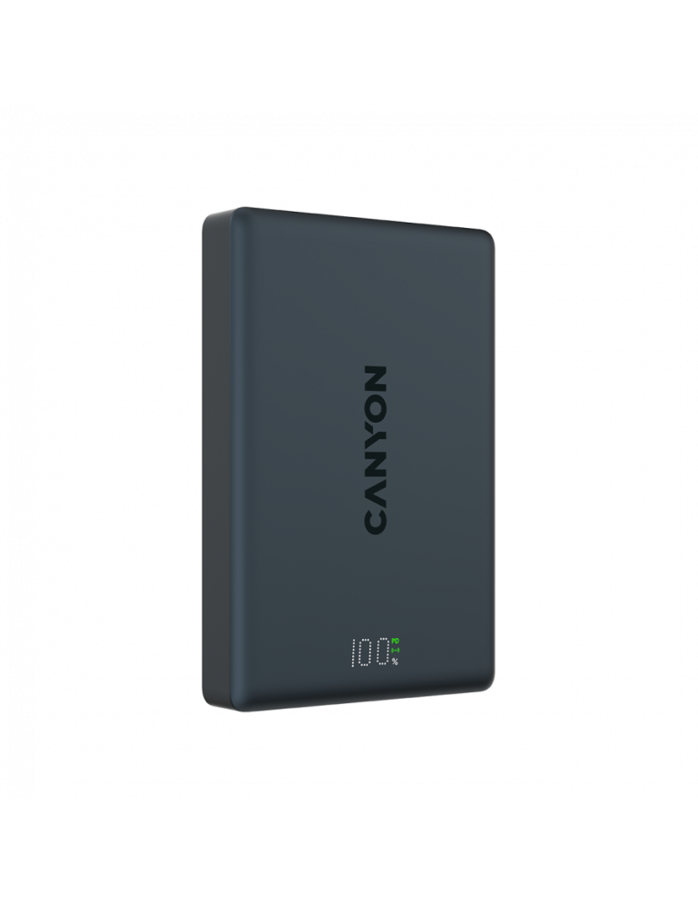 Power bank CANYON OnPower 511, 10000mAh, 20W PD, MagSafe, алуминий - CNS-CPB511B - 1