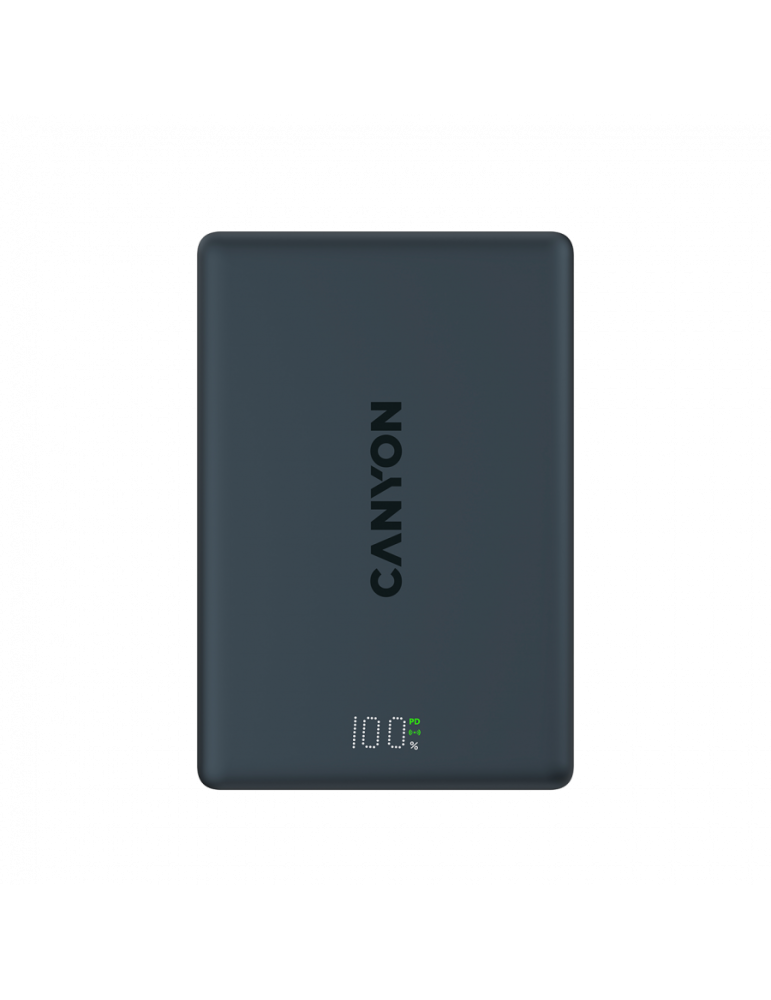Power bank CANYON OnPower 511, 10000mAh, 20W PD, MagSafe, алуминий - CNS-CPB511B - 3