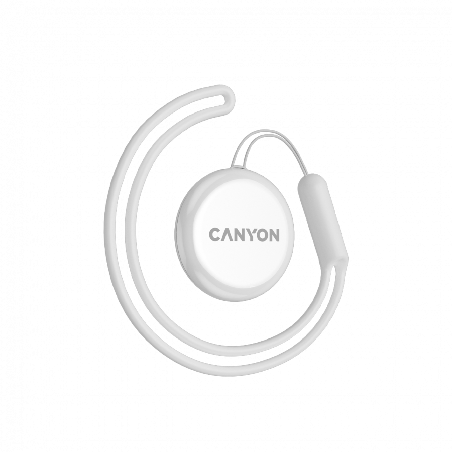 Тракер за ключове, чанти, домашни любимци и багаж CANYON ONTAG 1 iOS 4 бр. комплект, Бял, IP66, CR2032 батерия, 10 месеца работа - CNE-4XPT01SW - 2