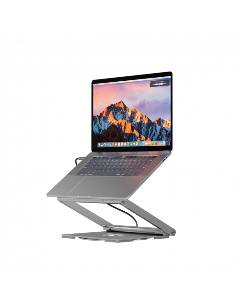 Стойка за лаптоп с докинг станция CANYON HUSB332A, USB Type-C hub, 1x HDMI, 2x USB 3.0, 1x USB-C 3.0, 1x RJ45 Gigabit, Power Delivery 100W, 1m кабел - CNS-SDS2 - 4