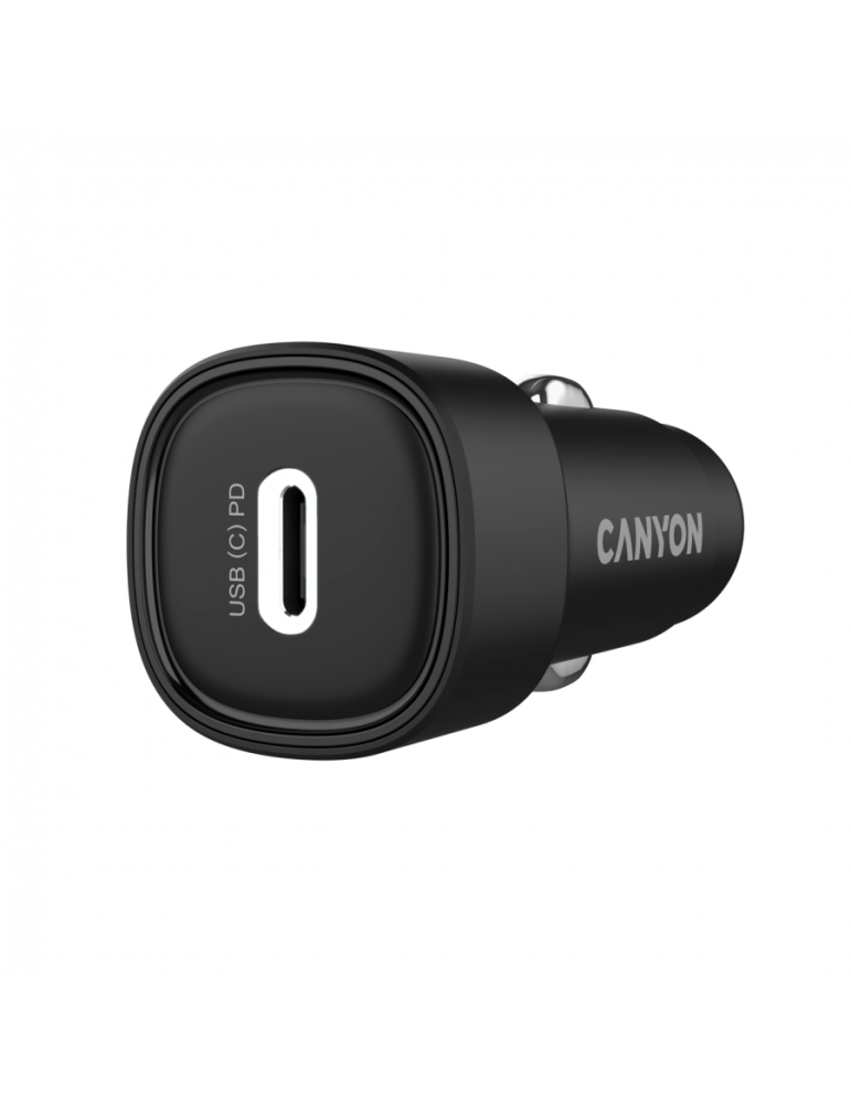 Автомобилен адаптер CANYON OnDrive 30 PD, USB-C 30W, Quick Charge 3.0, Power Delivery - CNE-CCABR2C - 2