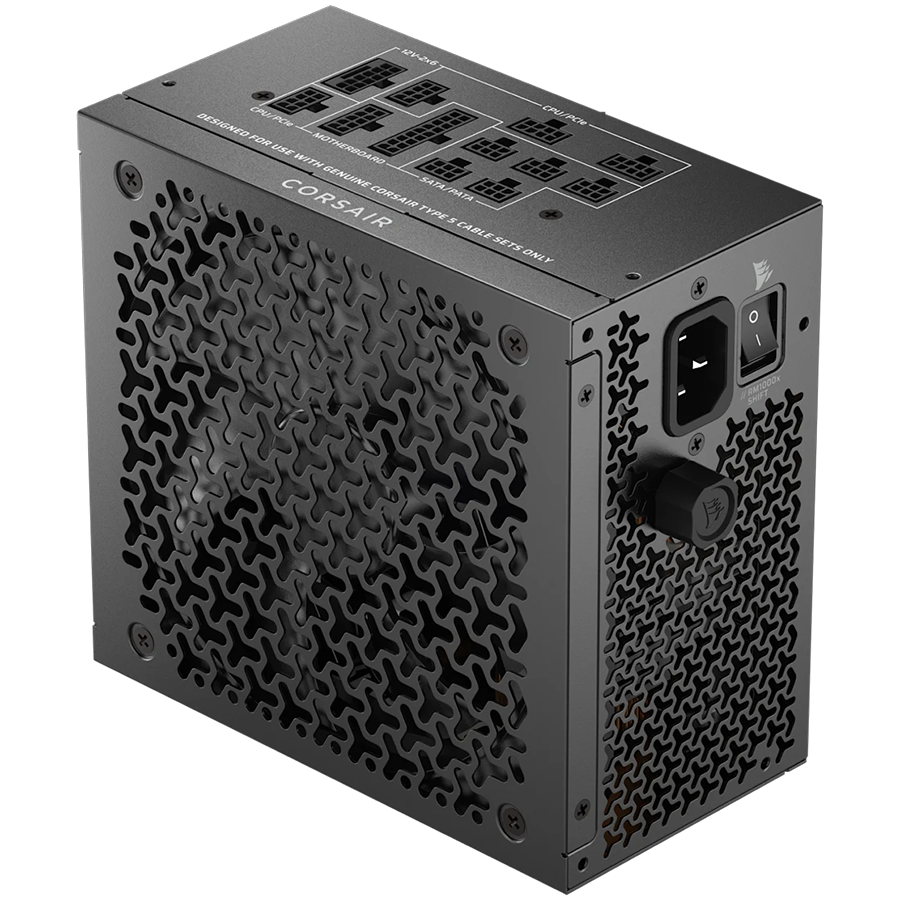 Модулно захранване CORSAIR RM1000x SHIFT, 1000W, ATX 3.1, PCIe 5.1, 80 Plus Gold - CP-9020300-EU - 1