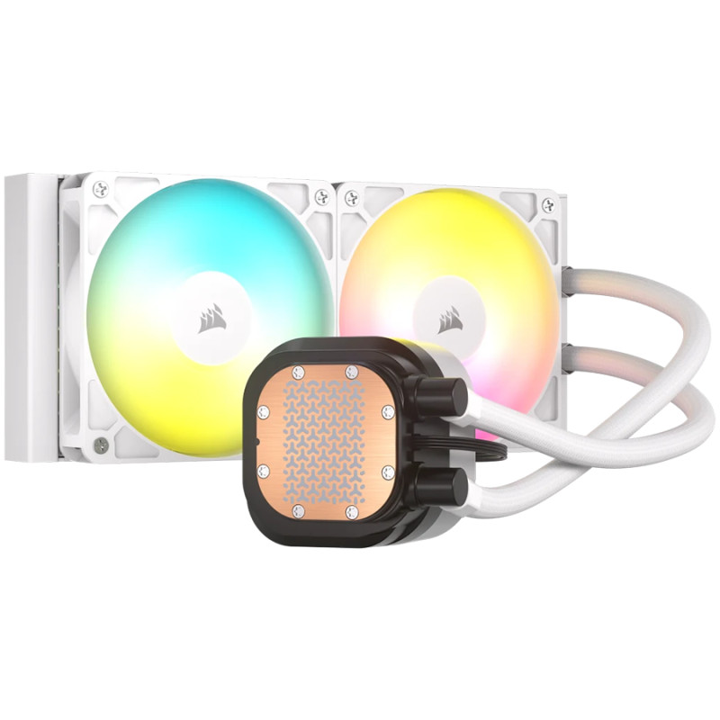 Водно охлаждане за процесор CORSAIR Nautilus 240 ARGB, 240mm Radiator, Алуминиев, PWM Control, RGB LED, Бял - CW-9060094-WW - 4