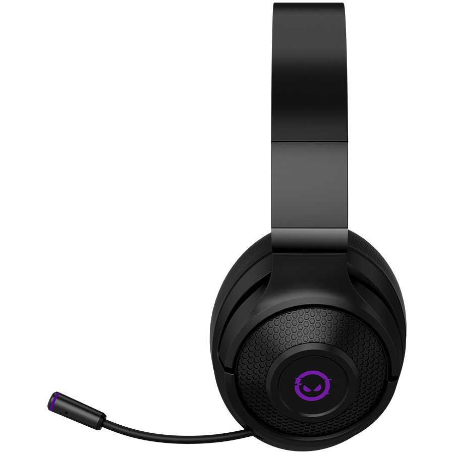 Bluetooth геймърски слушалки LORGAR Noah 702, Безжични, Bluetooth 5.3, 40mm динамични, RGB, 70ч. батерия - LRG-GHS702 - 2