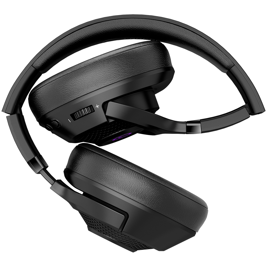 Bluetooth геймърски слушалки LORGAR Noah 702, Безжични, Bluetooth 5.3, 40mm динамични, RGB, 70ч. батерия - LRG-GHS702 - 4