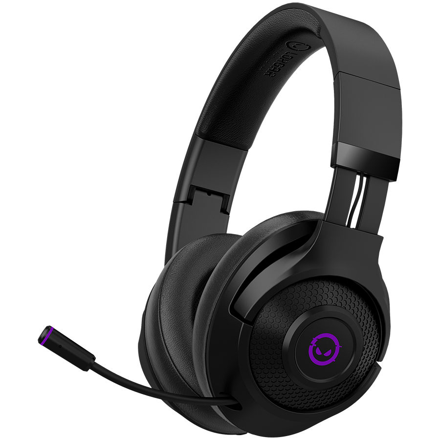 Bluetooth геймърски слушалки LORGAR Noah 702, Безжични, Bluetooth 5.3, 40mm динамични, RGB, 70ч. батерия - LRG-GHS702 - 5