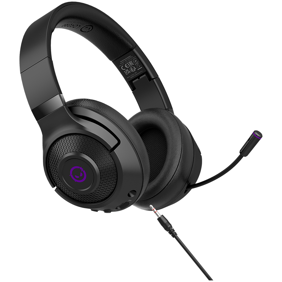 Bluetooth геймърски слушалки LORGAR Noah 702, Безжични, Bluetooth 5.3, 40mm динамични, RGB, 70ч. батерия - LRG-GHS702 - 7