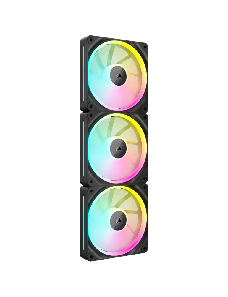 Вентилатор CORSAIR LX RGB iCUE LINK LX120, 120mm, 3x броя, 2400 RPM, PWM, RGB LED - CO-9051026-WW - 1