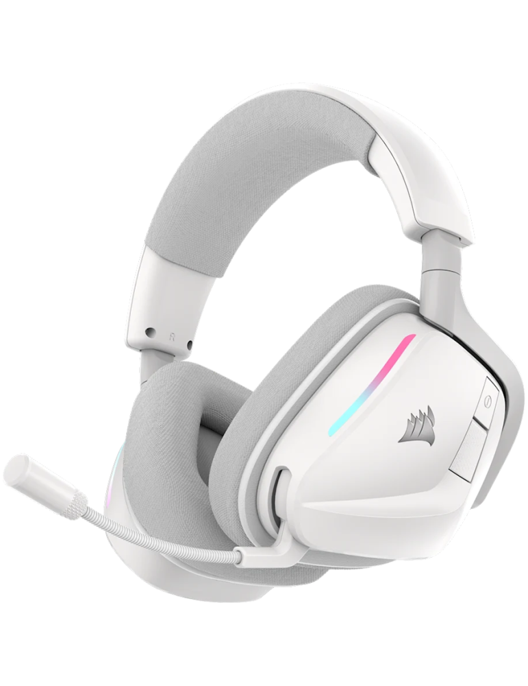 Bluetooth геймърски слушалки Corsair VOID WIRELESS v2, Безжични, Bluetooth/RF 2.4GHz, 50mm говорители, RGB осветление, Dolby Atmos, 70-130ч батерия - CA-9011380-WW - 1