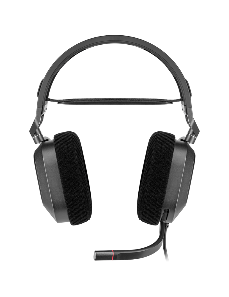 Геймърски слушалки CORSAIR HS80 RGB USB, 7.1 Surround, 50mm, USB 2.0, Carbon - CA-9011237-EU - 2