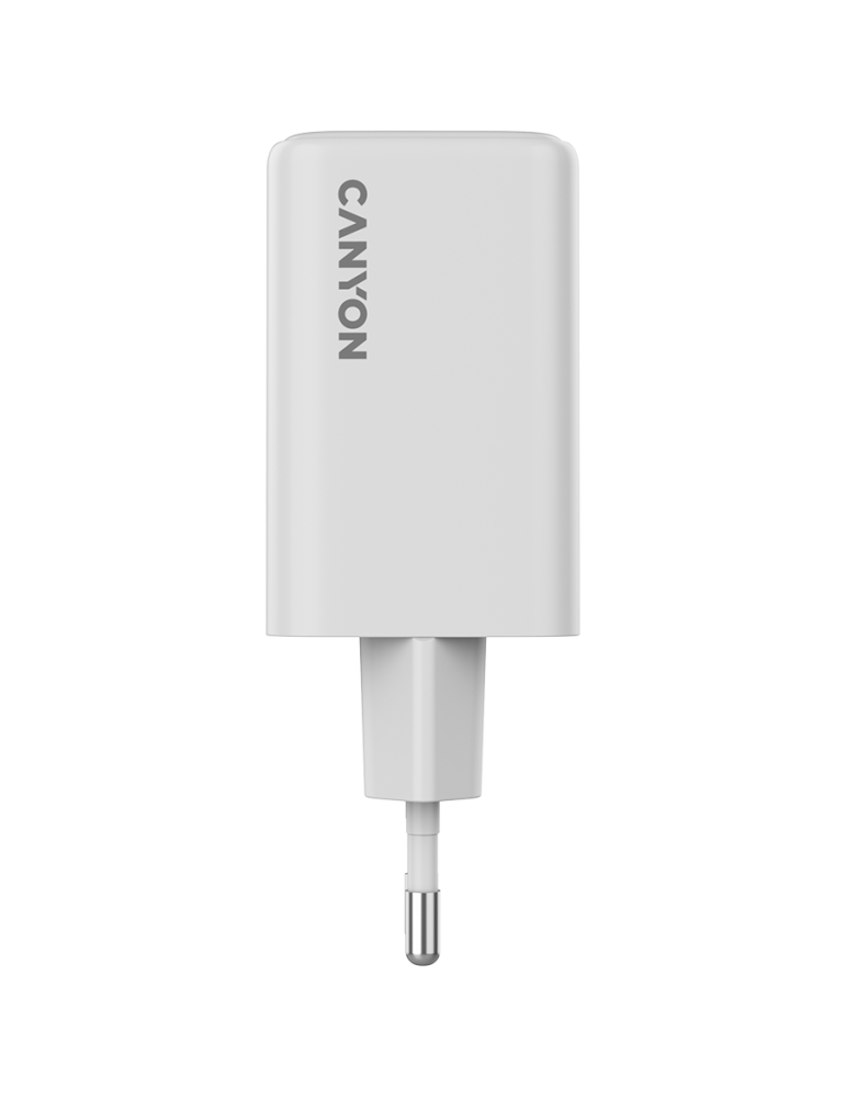 Захранващ адаптер CANYON CU65ACC, 65W GaN 2xUSB-C 1xUSB-A Power Delivery Quick Charge - CNS-CUW65ACC - 2