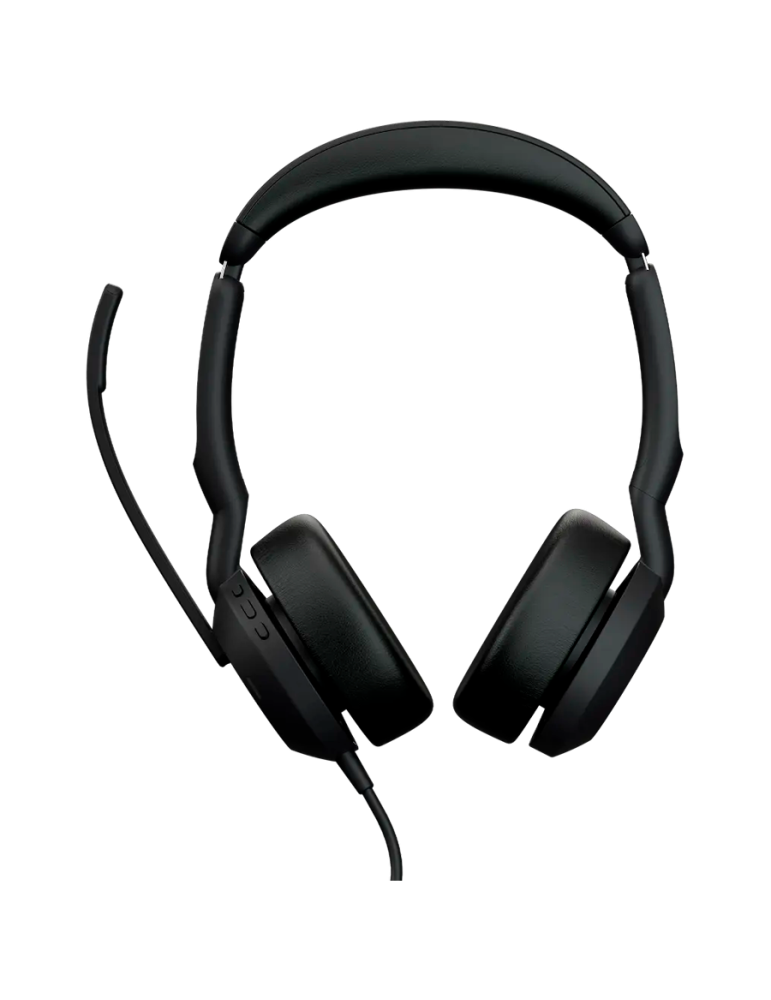 Професионални бизнес слушалки с активно шумопотискане JABRA Evolve2 50, Стерео, USB-C/USB-A, ANC, Черни - 25089-999-799 - 1