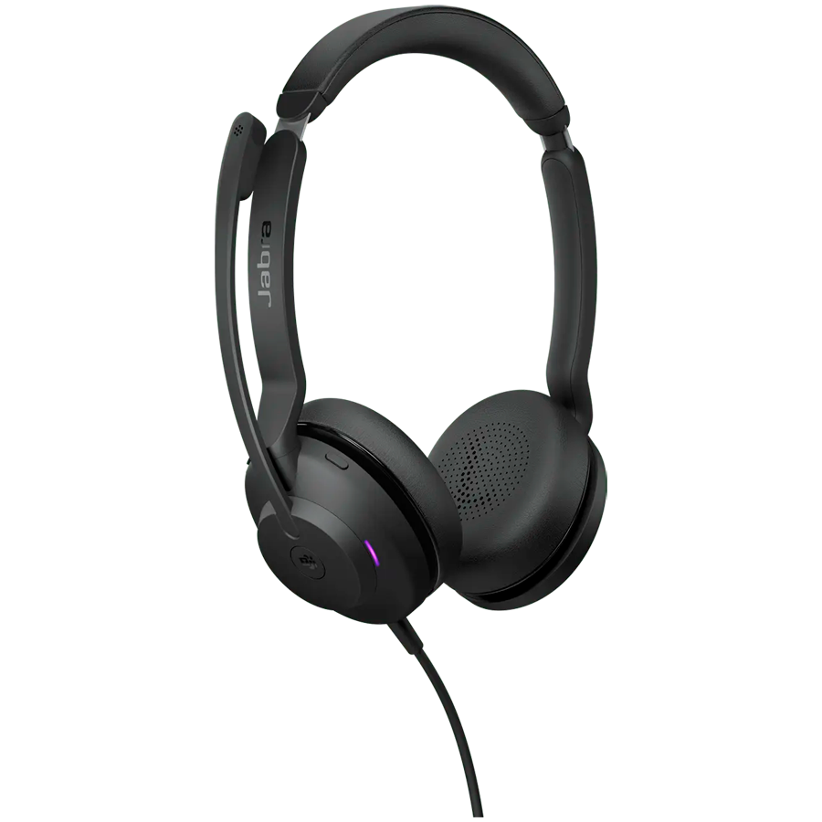 Професионални стерео слушалки JABRA Evolve2 30 SE, Стерео, USB-A/USB-C, 1.5m кабел - 23189-989-779 - 2