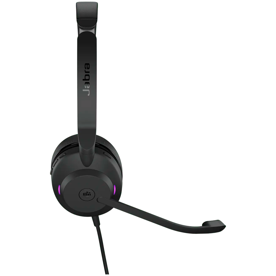 Професионални стерео слушалки JABRA Evolve2 30 SE, Стерео, USB-A/USB-C, 1.5m кабел - 23189-989-779 - 3