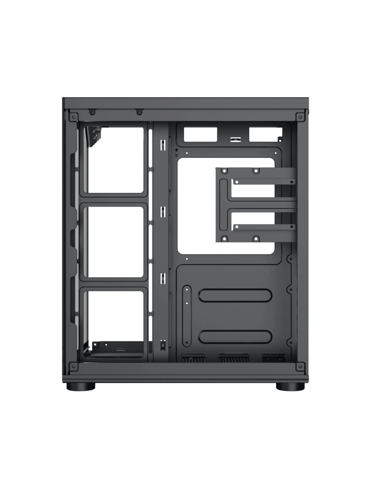 Компютърна кутия Xigmatek Aqua Compact, ATX/Mini-ITX/mATX, Middle Tower, Tempered Glass, 4x 120mm ARGB вентилатора - 7