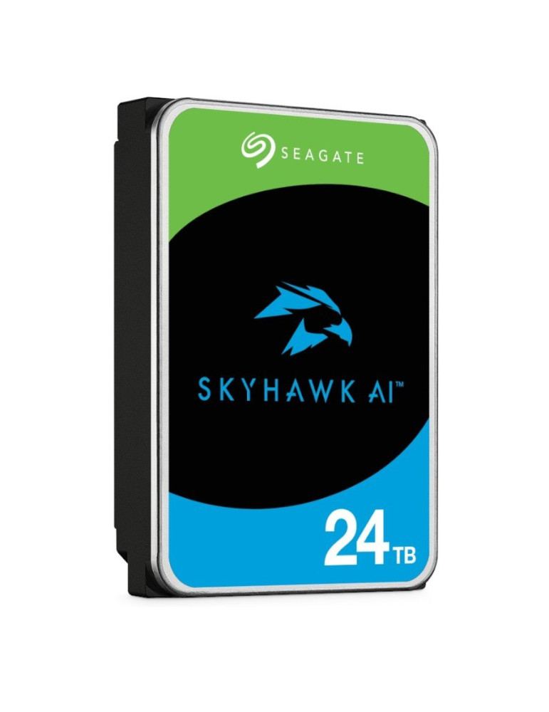 Твърд диск Seagate SkyHawk AI, 24TB, 3.5" SATA III, 7200rpm, 512MB кеш - ST24000VE002 - 1