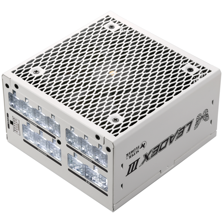 Модулно захранване Super Flower Leadex VII XG 1000W, 1000W ATX 3.1, 80 Plus Gold, Fully Modular, 140mm Fan, White - SF-1000F14XG(WH) - 1