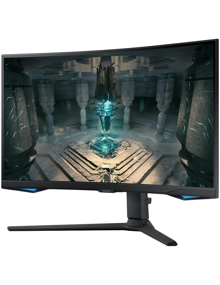 Монитор Samsung Odyssey G6 27" LS27BG650EUXEN, 27" VA 2560x1440 240Hz, 1ms GTG, Curved 1000R, WiFi/Bluetooth, Вградени говорители - 2