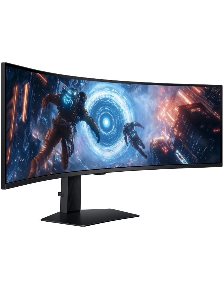 Монитор Samsung Odyssey G9 LS49FG910EUXEN, 49" VA 5120x1440 144Hz, 1ms, 1000R Curved - 2