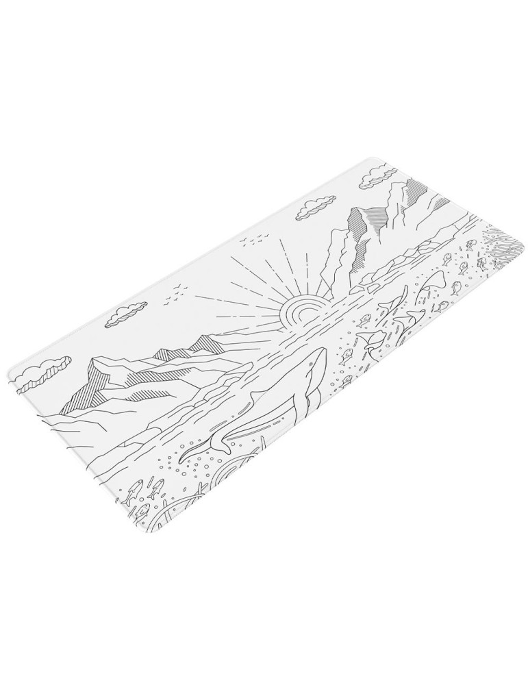 Геймърски пад Dark Project Nostra White XL, 900x400mm - DPMP_NOSTRA_WHITE_XL - 2