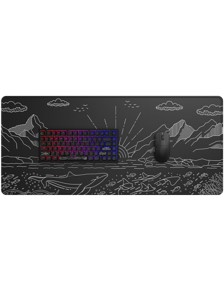 Геймърски пад Dark Project Nostra Black XL, 900x400mm, 4mm, черен - DPMP_NOSTRA_BLACK_XL - 5