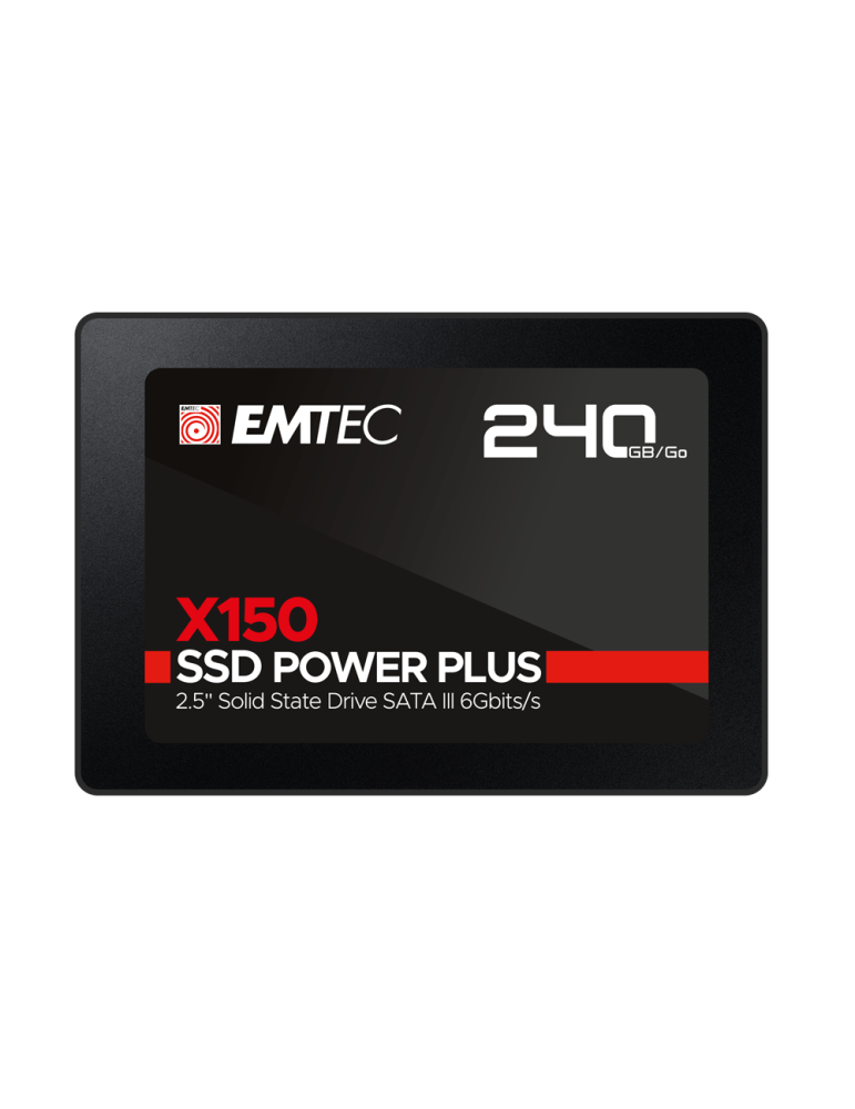 SSD диск EMTEC X150, 240GB SATA III 2.5" - ECSSD240GX150 - 1