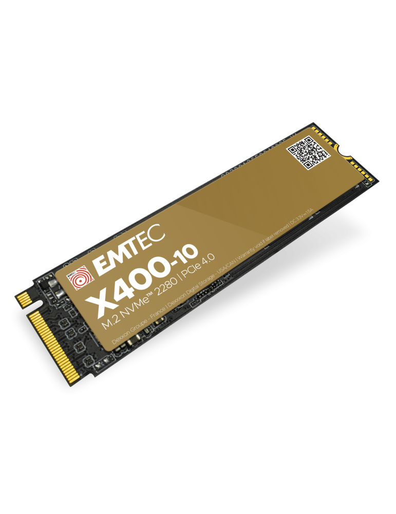 SSD диск EMTEC X410, 4TB NVMe M.2 PCIe Gen4, 7400/7000 MB/s  - ECSSD4TX410 - 2