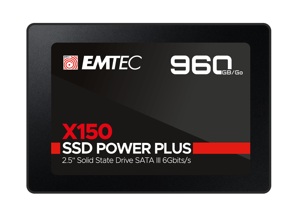 SSD диск EMTEC X150, 960GB SATA III 2.5" - ECSSD960GX150 - 1