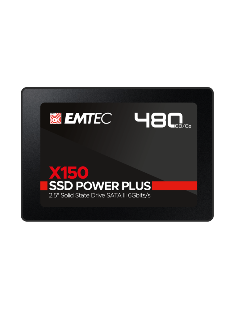 SSD диск EMTEC X150, 480GB SATA III 2.5" - ECSSD480GX150 - 1