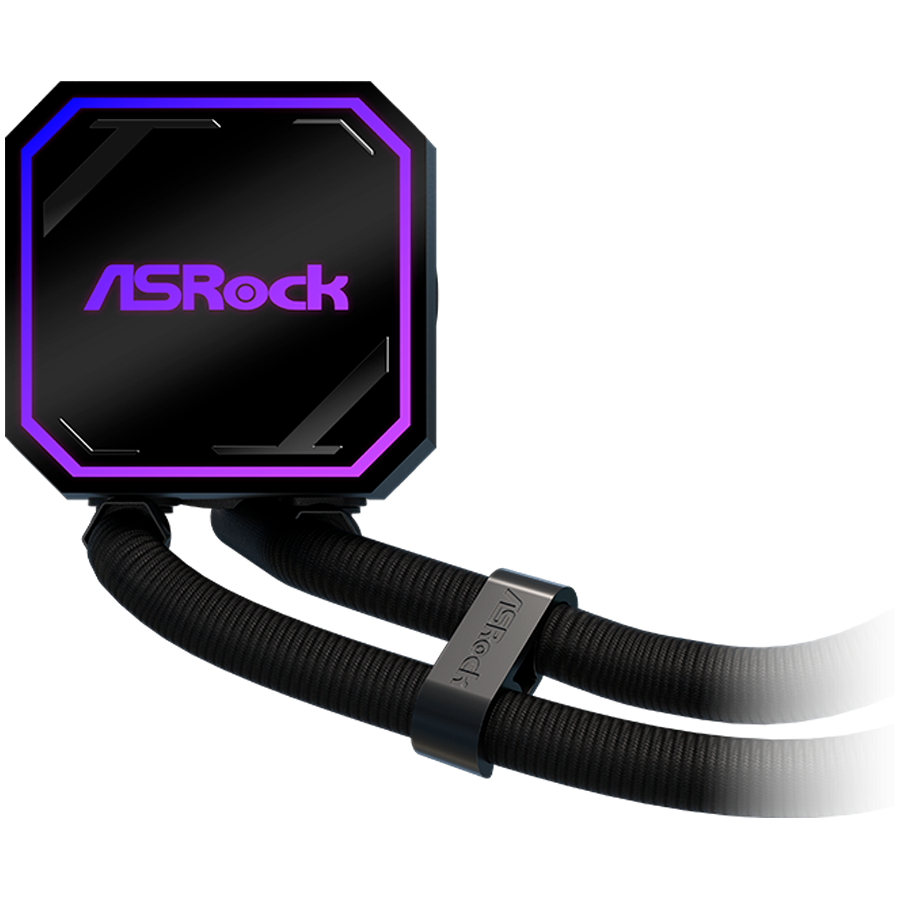 Водно охлаждане за процесор ASROCK Pro 360 ARGB, 360mm AiO, AM4/AM5/LGA1700/LGA1851, 3x120mm, RGB - 90-APRA36-BAAGA6 - 4