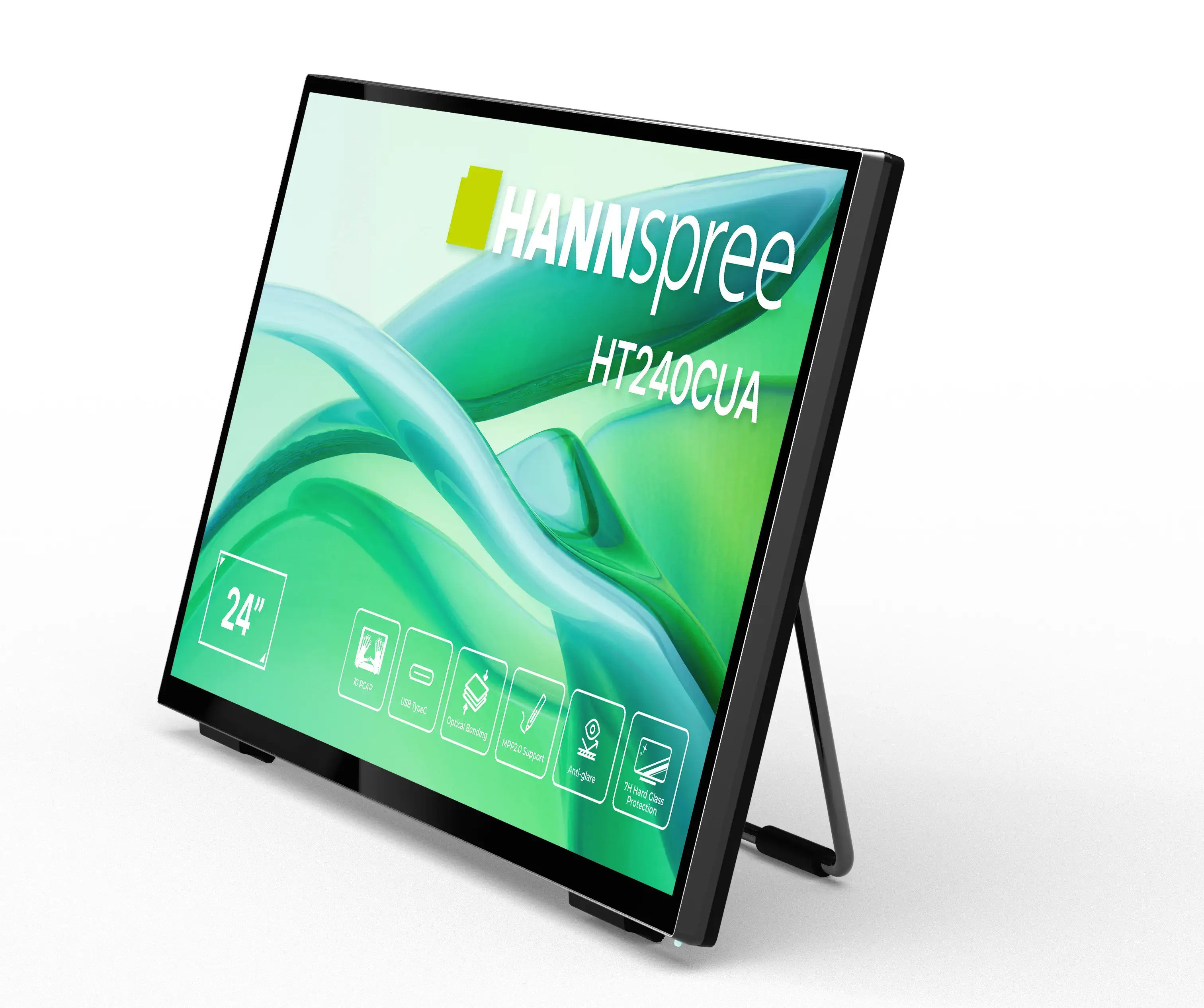 Монитор Hannspree HT240CUA, 23.8" VA 1920x1080, Тъч екран, HDMI, USB-C - 3