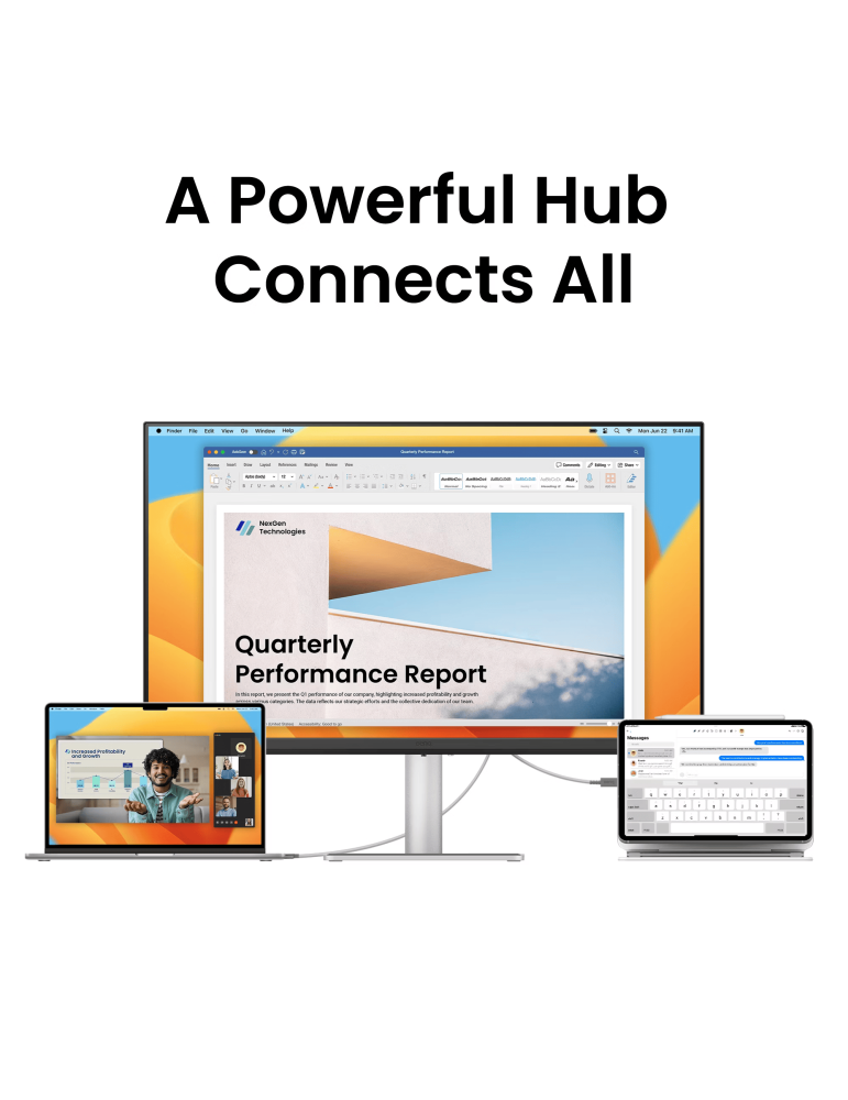 Монитор BenQ MA270U, 27" IPS 4K 3840x2160 60Hz, USB-C DP HDMI, 95% DCI-P3 - 9H.LMWLB.QBE - 4