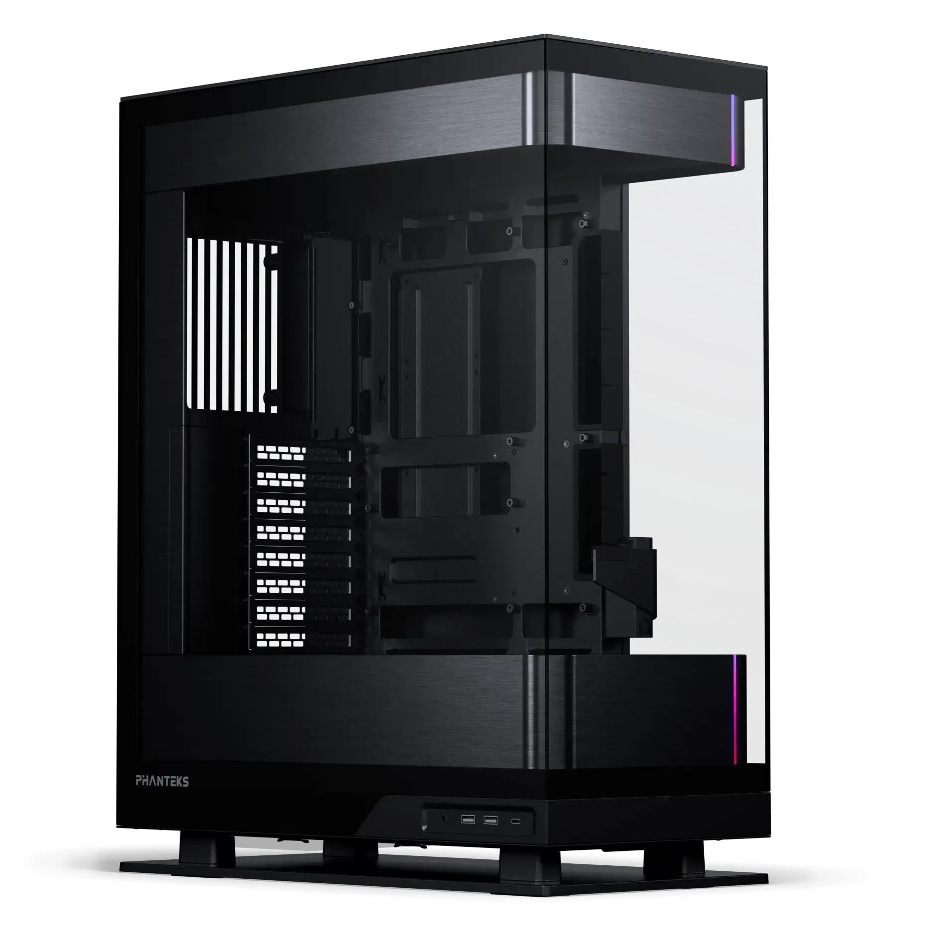 Кутия за компютър PHANTEKS Evolv X2 DRGB, Middle Tower, E-ATX/ATX/Micro ATX/Mini ITX, 5 вентилатора, черна - PHANTEKS-CASE-GEPH-194 - 1