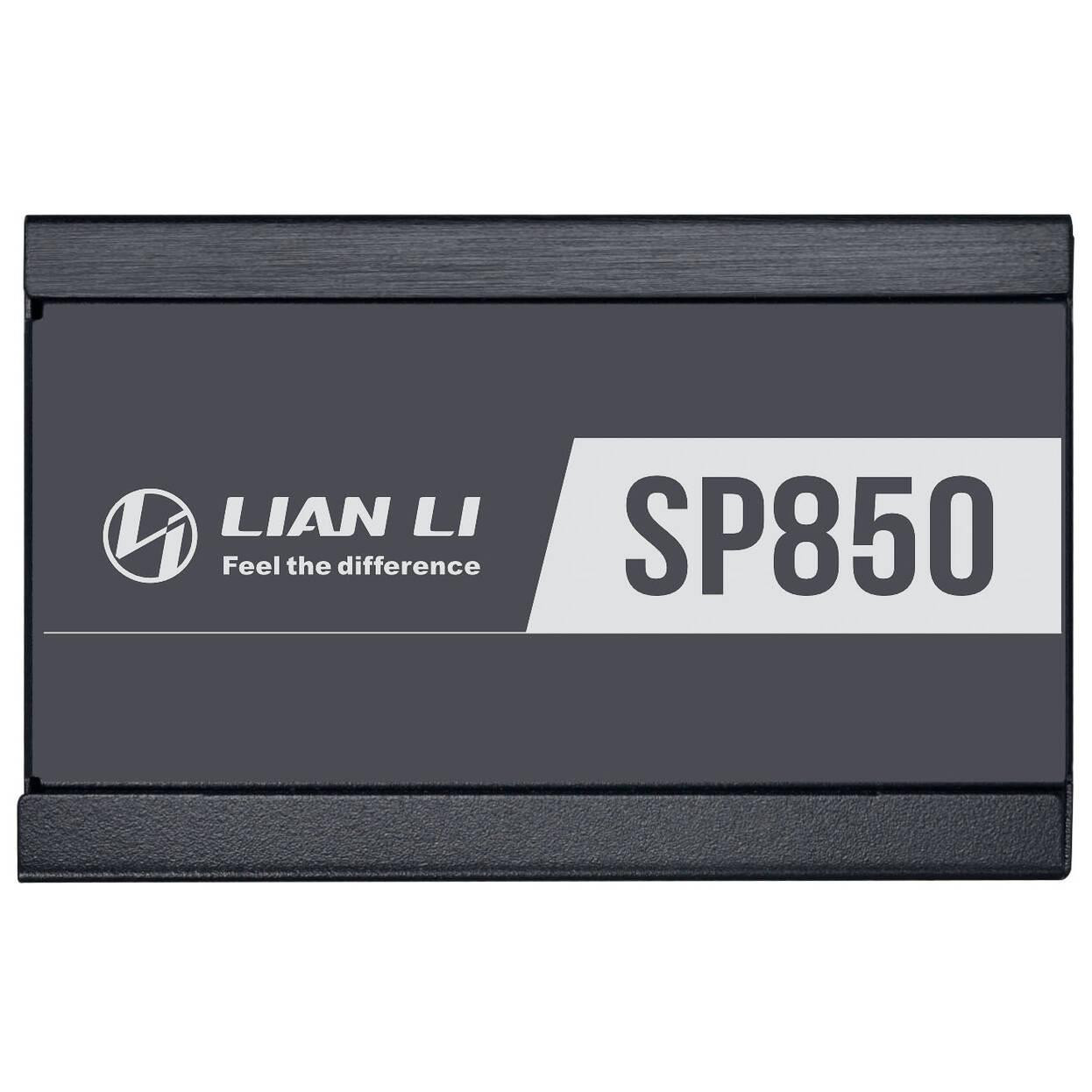 Модулно захранване Lian Li SP850 V2, 850W 80+ Gold, PCIe 5.1, ATX 3.1, модулен, активен PFC - G9P.SP0850G.B000.EU - 6