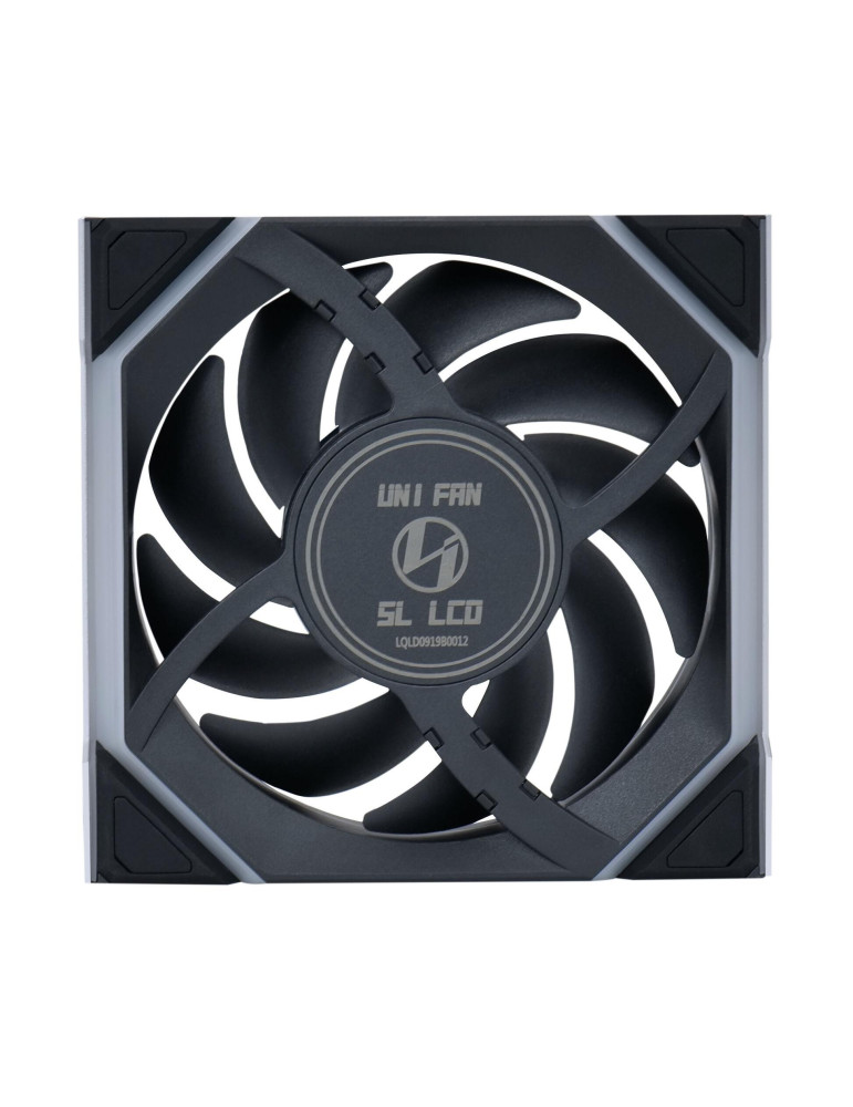 Вентилатор Lian Li UNI FAN SL Wireless LCD 120mm, 350-1900 RPM, ARGB PWM, 31dB - G99.12RSLLCD1W3B.00 - 7