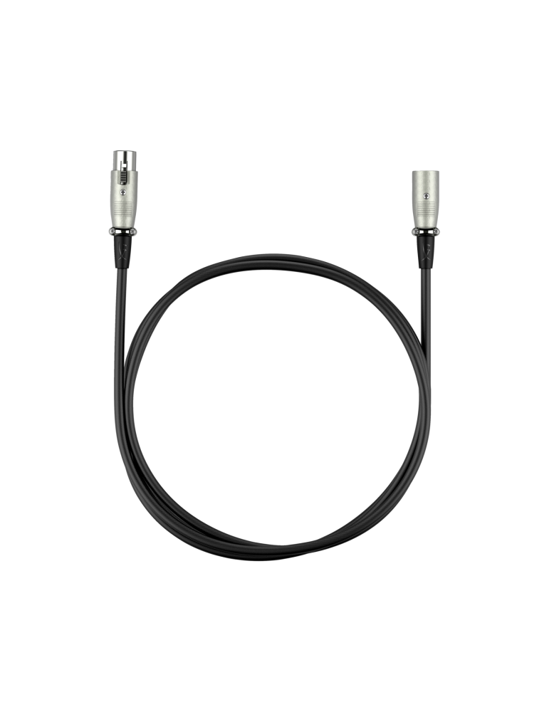 Аудио кабел HyperX XLR, XLR мъжко към XLR женско, 3м, черен - 6Z2B9AA - 1