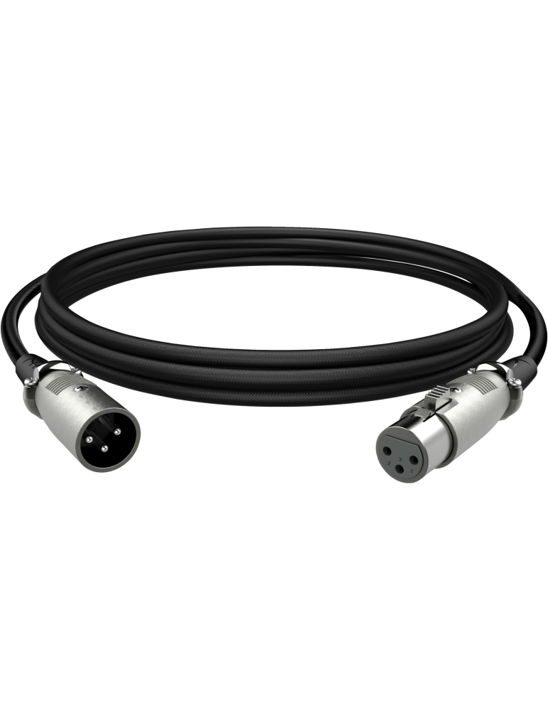 Аудио кабел HyperX XLR, XLR мъжко към XLR женско, 3м, черен - 6Z2B9AA - 2