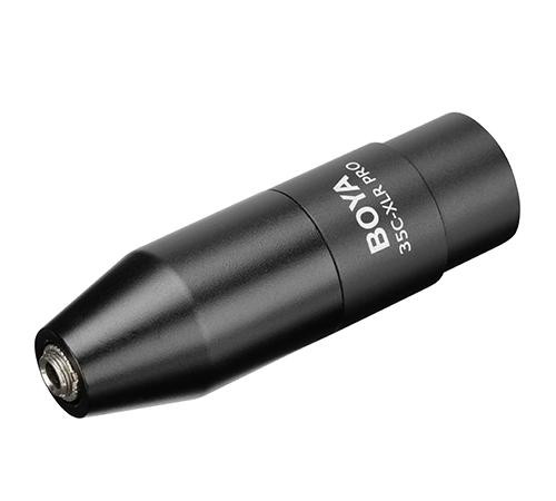 Конвертор BOYA 3.5mm TRS към XLR 35C-XLR Pro, 12-48V Phantom Power, черен - BOYA-35C-XLR-PRO - 3