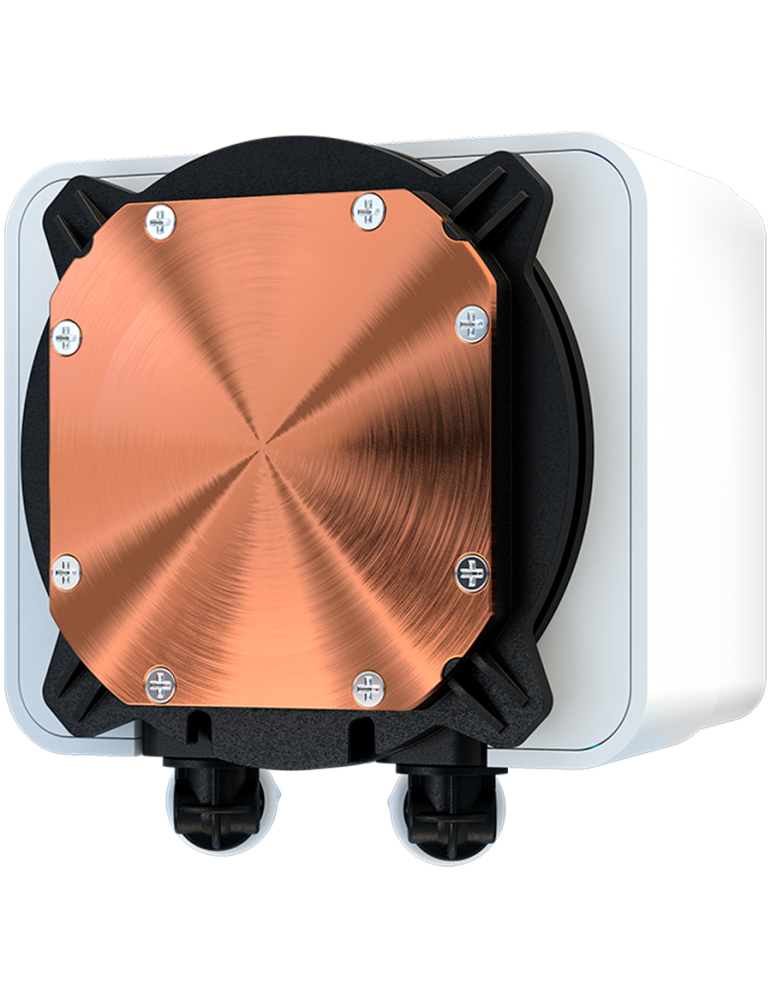 Водно охлаждане за процесор ASROCK Challenger White 360, 360mm AiO, LCD дисплей, 3x120mm вентилатора, AM5/AM4/LGA1851/LGA1700 - 90-ACLA36-WAAGA6 - 6