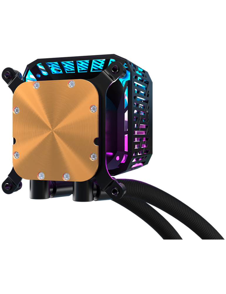 Водно охлаждане за процесор ASROCK PHANTOM GAMING 360 LCD, 360mm, LCD дисплей, AM5/AM4/LGA1851/LGA1700, ARGB - 4711581492455 - 6