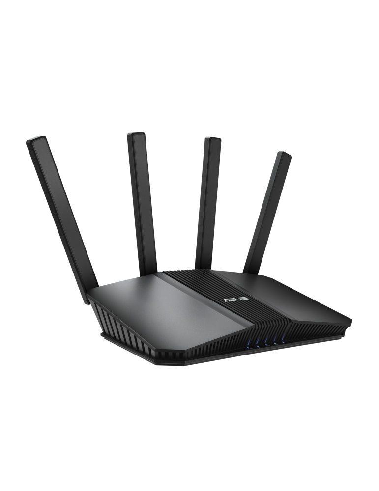 Рутер ASUS RT-BE55, WiFi 7 BE3600, 2.4GHz/5GHz, 4x LAN 1Gbps, 1x WAN 2.5Gbps, 4 външни антени, USB 3.2, AiMesh - 90IG0A80-MO3C00 - 3
