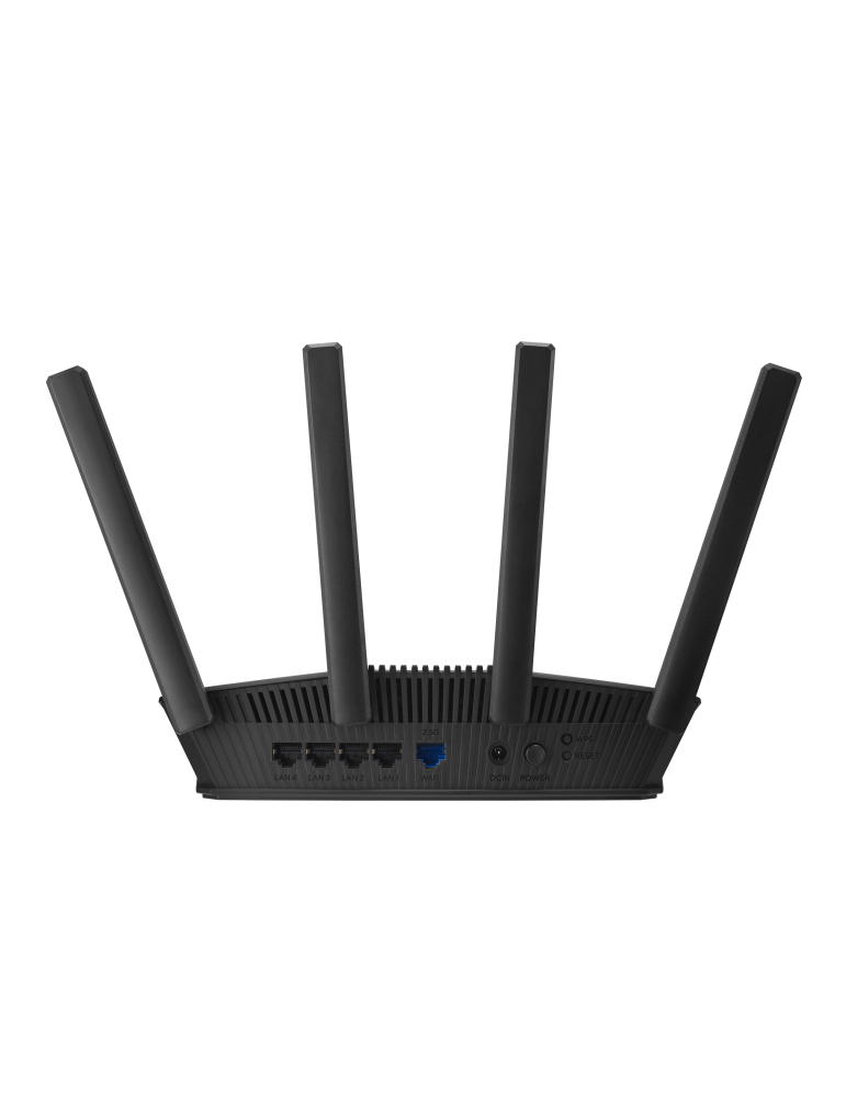 Рутер ASUS RT-BE55, WiFi 7 BE3600, 2.4GHz/5GHz, 4x LAN 1Gbps, 1x WAN 2.5Gbps, 4 външни антени, USB 3.2, AiMesh - 90IG0A80-MO3C00 - 5