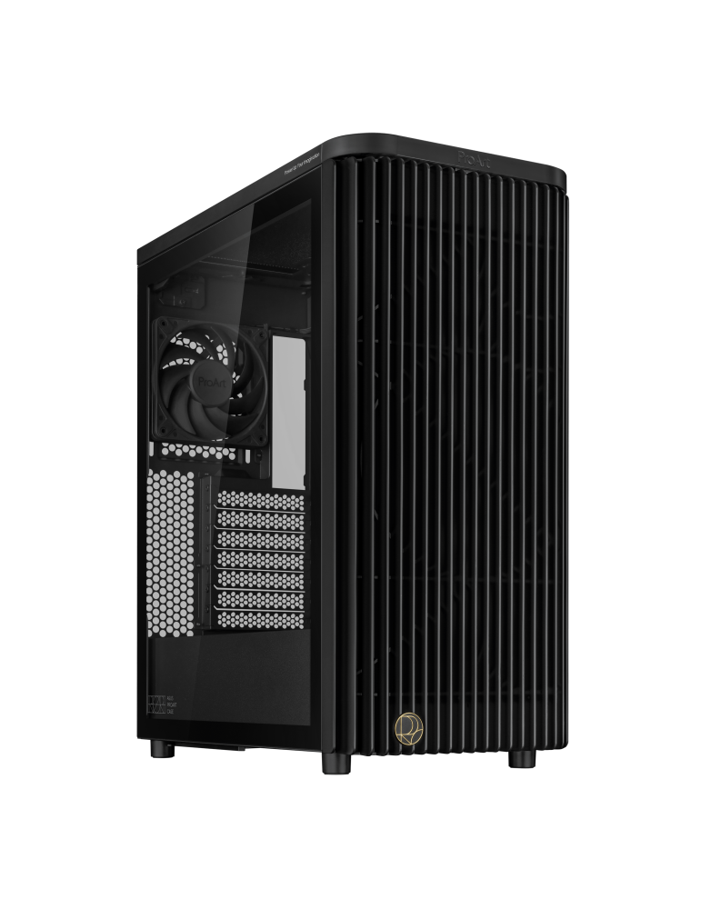 Кутия за компютър ASUS ProArt PA401 Black, Full Tower ATX, Tempered Glass, 7 слота разширение - 90DC00M0-B39020 - 1