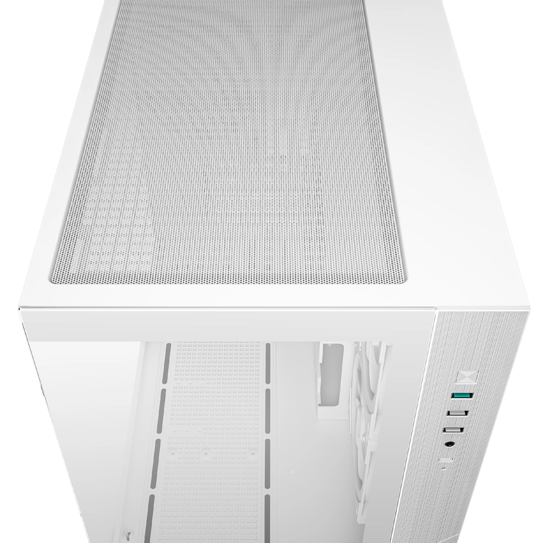 Кутия за компютър DeepCool CG330 3F WH, Mini Tower mATX, Tempered Glass, 3x120mm ARGB Вентилатори, Водно охлаждане до 360mm - R-CG330-WHNGM3-G - 7