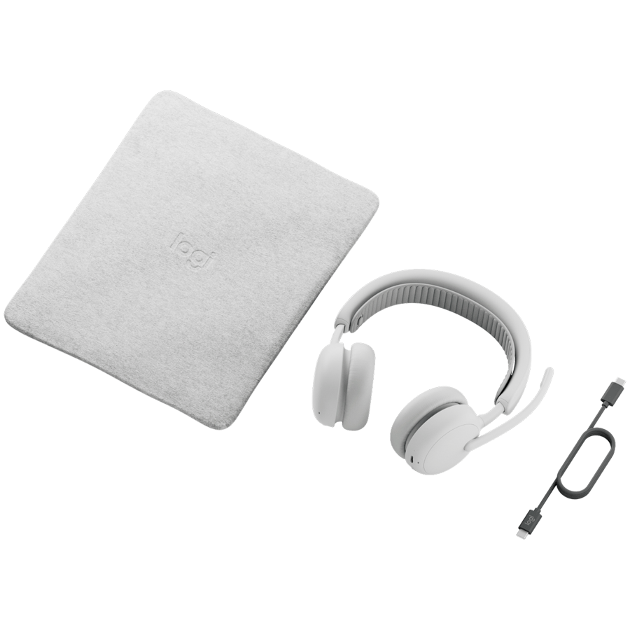Професионални Bluetooth слушалки с активно шумопотискане (ANC) Logitech Zone Wireless 2, Bluetooth 5.3, ANC, 40mm динамични, 48h батерия, USB-C - 981-001520 - 4