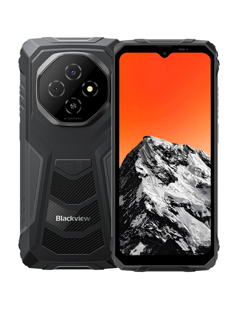 Смартфон Blackview Fort 1, 6.56" IPS 720x1612 90Hz, Unisoc T615, 8MP+16MP, 6GB RAM, 256GB, Android 15, 10000mAh - BVFORT 1_B - 1