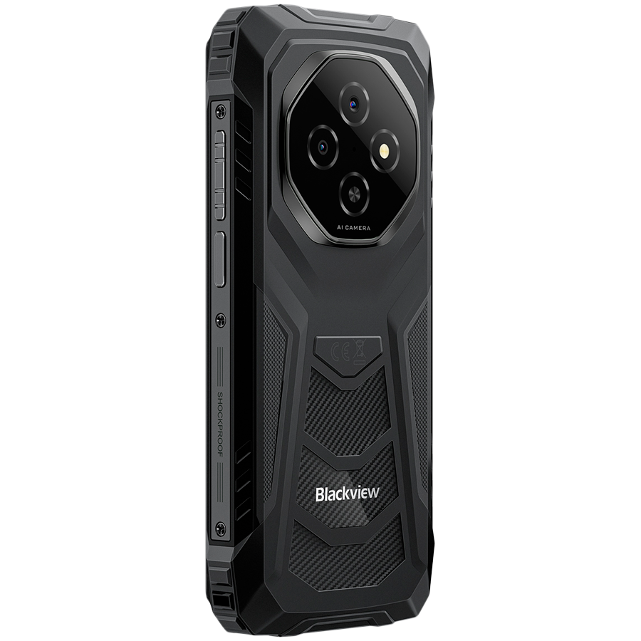 Смартфон Blackview Fort 1, 6.56" IPS 720x1612 90Hz, Unisoc T615, 8MP+16MP, 6GB RAM, 256GB, Android 15, 10000mAh - BVFORT 1_B - 5