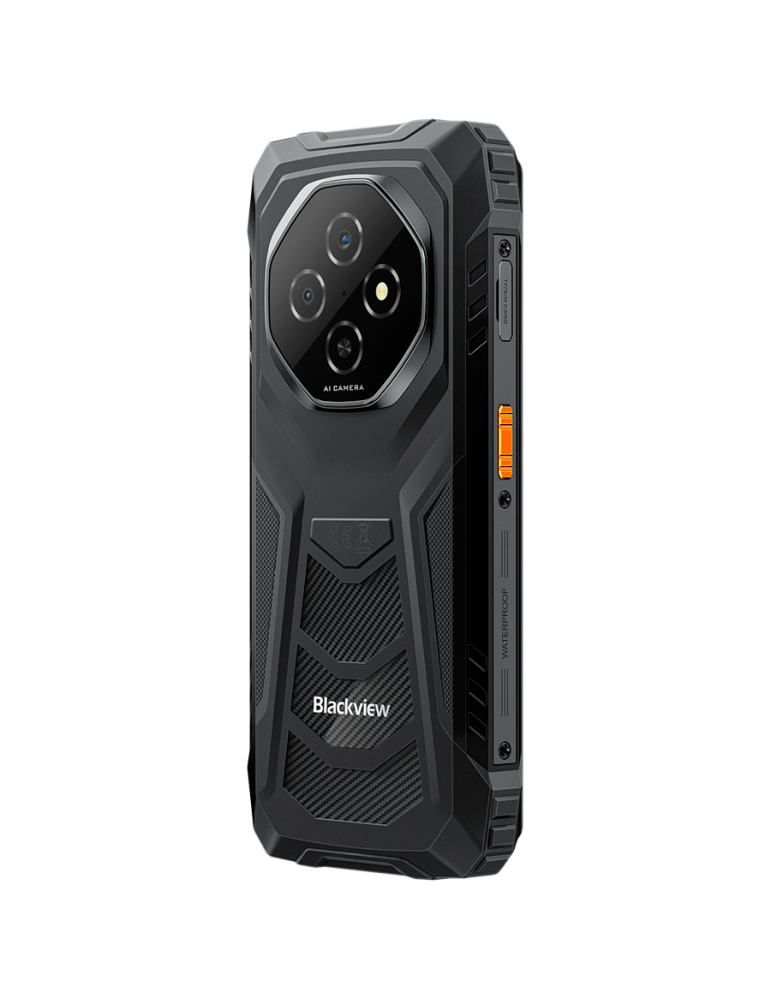 Смартфон Blackview Fort 1, 6.56" IPS 720x1612 90Hz, Unisoc T615, 8MP+16MP, 6GB RAM, 256GB, Android 15, 10000mAh - BVFORT 1_B - 6